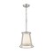 Z-Lite Lenyx Pendant 1 Light Mini Pendant, Brushed Nickel & White 1935MP-BN - alternate 7